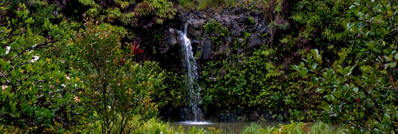 Road to Hana waterfall