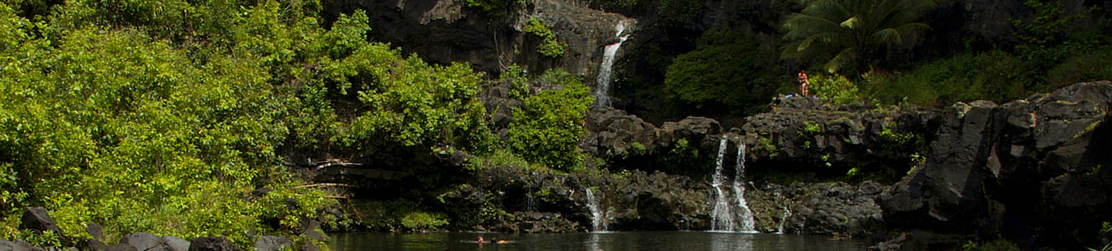 waterfalls at Oheo Gulch