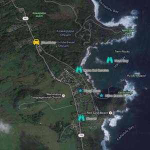 Maui Hana Google Map Image