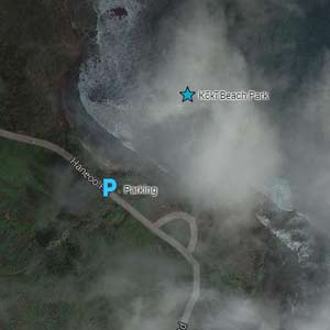 Koki Beach Google Map Image