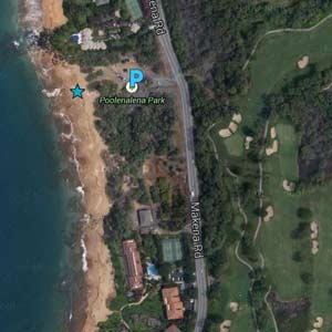 Poolenalana Beach Google Map Image