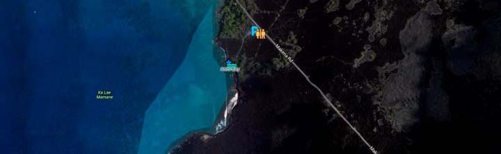 Snorkel Ahihi Bay Google Map