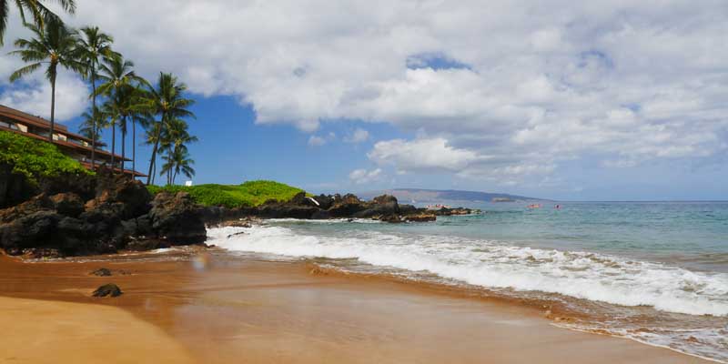 Looking south towards Changs Beach