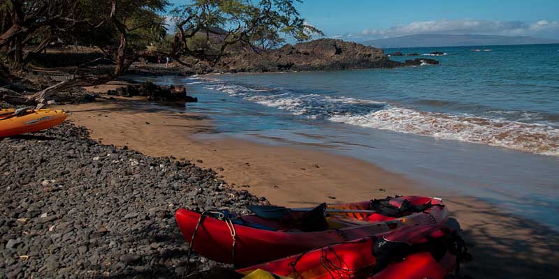 Makena Landing Kayak Entry