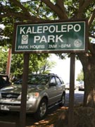 Kalepolepo Beach sign