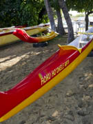 Kenolio Beach canoe