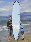 Portrait with Surf board