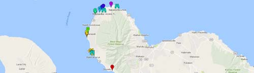 West Maui Map